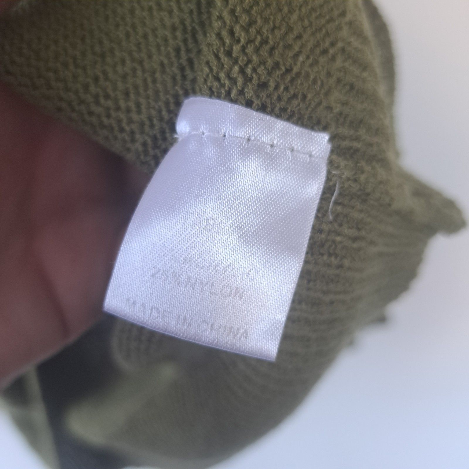 Erin Made Petal Pullover Sweater Women One Size Large Green Flower Floral Knit — image 6 of 8